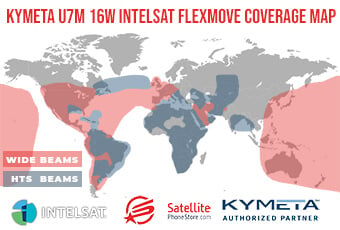 Kymeta U7M 16w Coverage Map Flexmove
