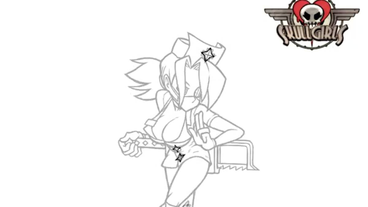 Skullgirls Valentine Crosses to Shurikens Animation Shared