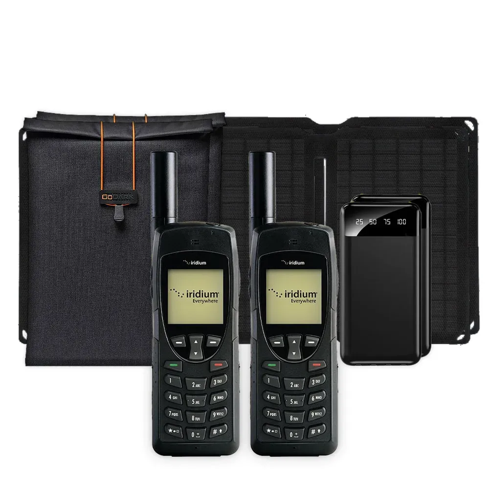 2 Iridium Phones Off-The-Grid Family Bundle